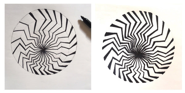 Scribble and Sketch Online (No.22) Op-Art